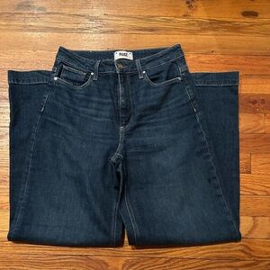 Paige Wide Leg High Waist Jeans